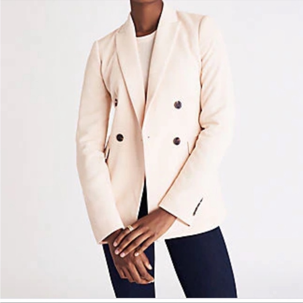 Ann Taylor Long Double Breasted Blazer
